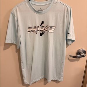 Nike Men's Sky Blue Graphic Tee